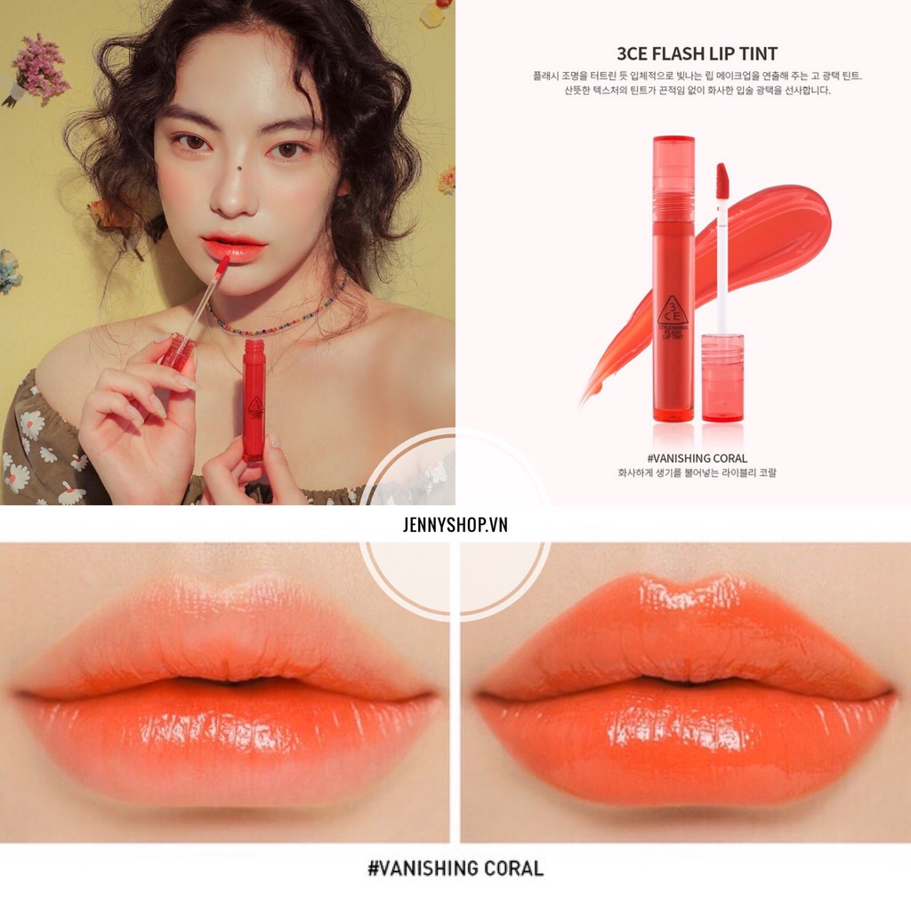 SON TINT BÓNG 3CE FLASH LIP TINT