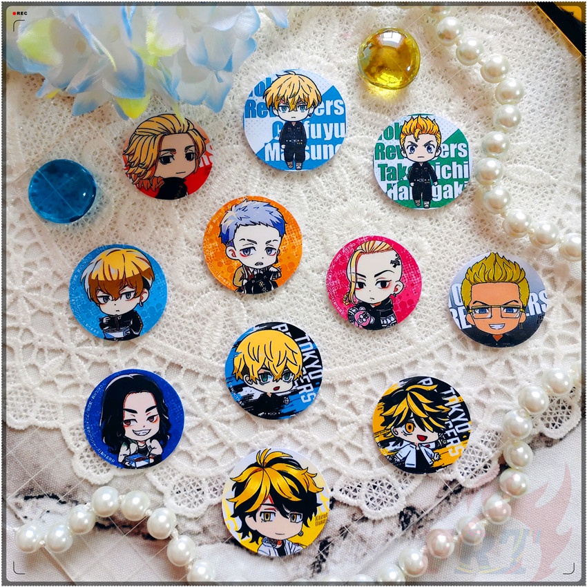 ★★★ Tokyo Revengers Q-2 Mini Diary Manual Stickers ★★★ 40Pcs/Set Anime DIY Fashion Scrapbooks Album Decor Decals Stickers