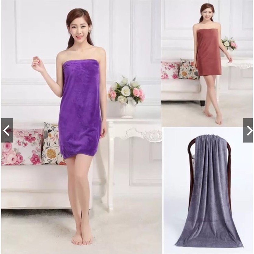Khăn Tắm Quấn Người, Kích Thước 70 x140 Dùng Cho Gia Đình Dùng Trong Spa Thẫm Mỹ Viện