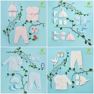 Bộ sơ sinh cúc cài lệch Lullaby