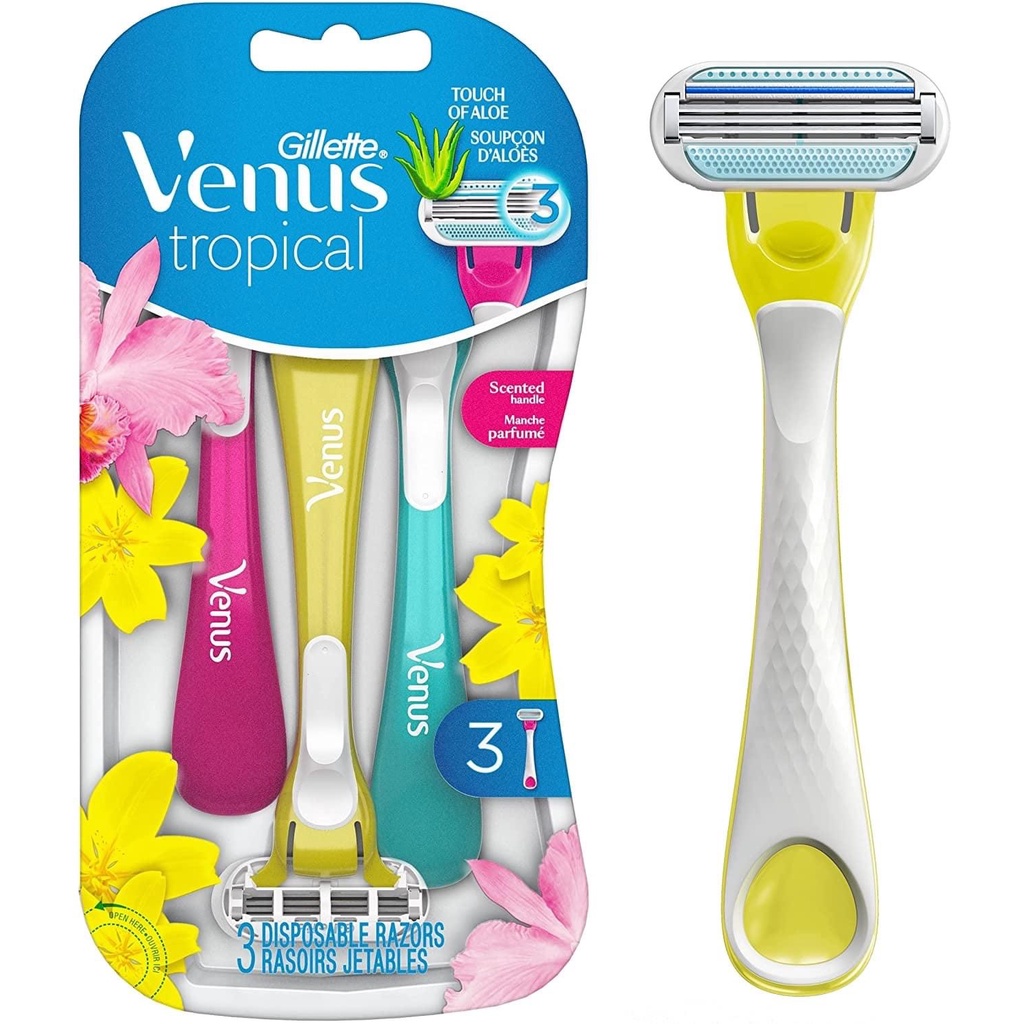 Dao cạo dành cho phụ nữ Gillette Venus Tropical - Mỹ