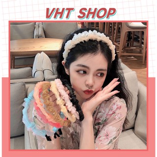 Bờm Tóc Vải Voan Trơn 1 Màu Xinh Xắn - VHT SHOP