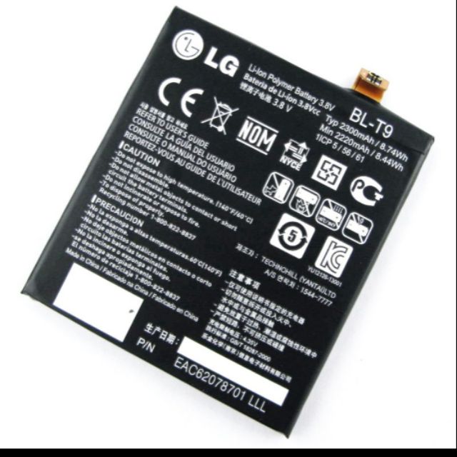 Pin LG Google Nexus 5 D820 (BL-T9) bảo hành 6 tháng