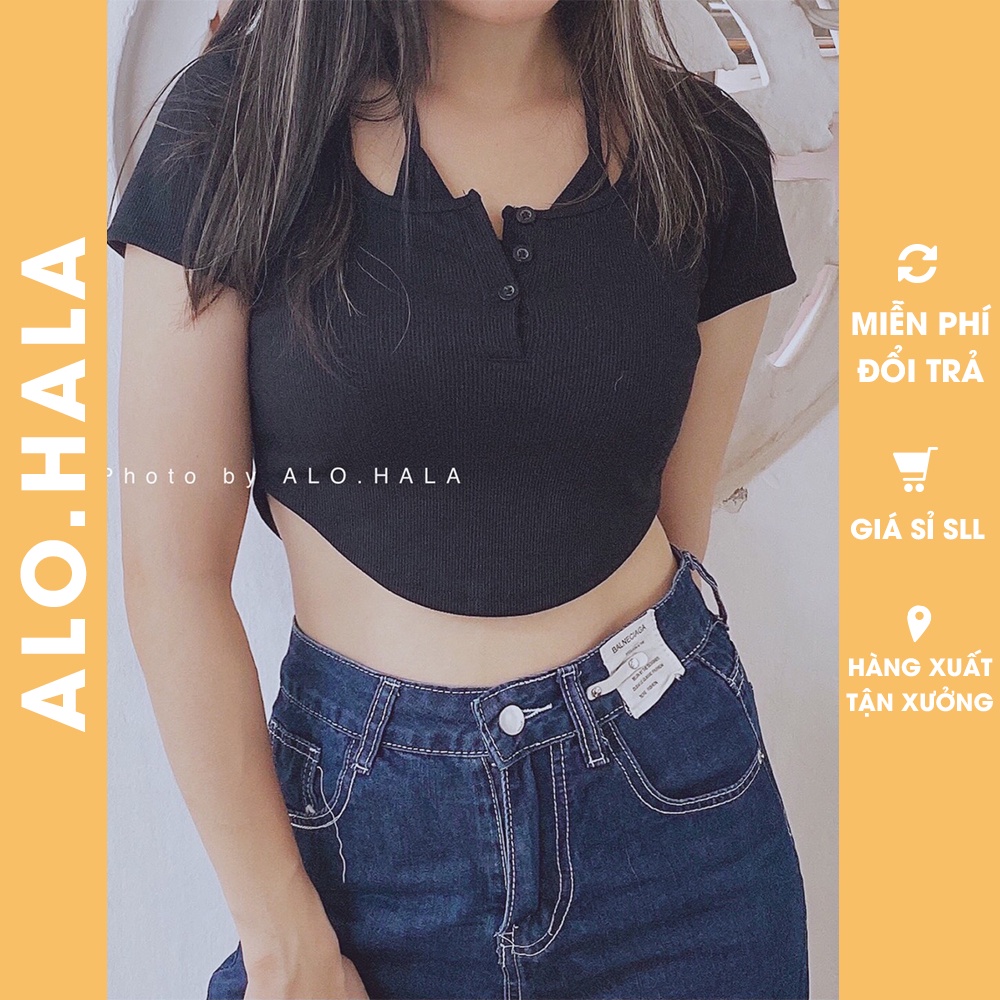 Áo croptop nữ lai bầu, croptop ôm 2 lớp thun gân sành điệu, hàng có sẵn, giá tận xưởng, hình ảnh thật shop tự chụp