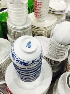 Bát cơm bát tràng xanh