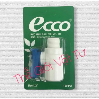 Van khống chế cao cấp ECCO 2 đầu răng phi 21 nhập khẩu từ Thái Lan ( 1 đầu ren trong, 1 đầu ren ngoài )