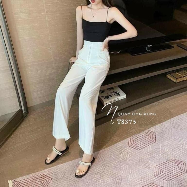 Quần tây có size đến 55kg ⚡Hàng đẹp⚡Ảnh thật⚡ Quần tây ống suông TS373 ⚡ Quần công sở nữ
