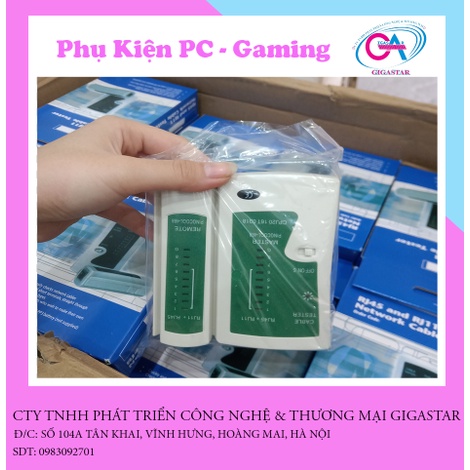 Hộp Test Cáp Mạng Đa Năng Rj11/Rj45 + kèm pin
