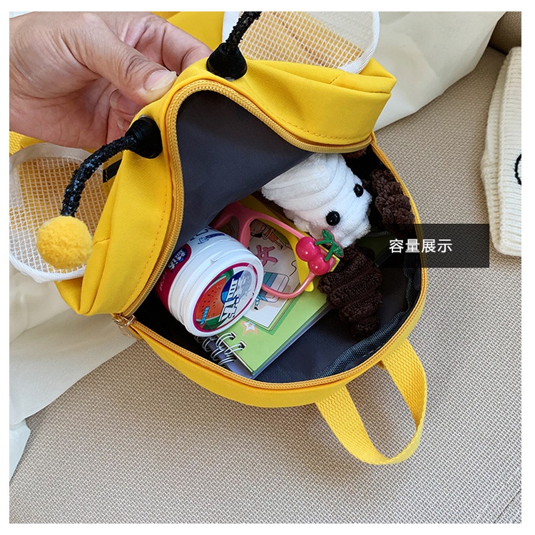 Balo Cho Bé Gái Bé Trai Mẫu Giáo ❤️ Ba lo Trẻ Em Hình Con Ong Ngộ Nghĩnh, Dễ Thương