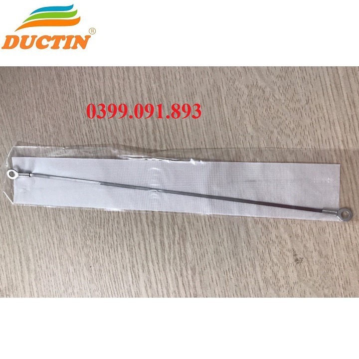 Dây hàn máy hàn miệng túi dập tay Đức Tín dùng để ép nhiệt túi nilon, túi bóng, có 1 dây sắt và 1 lớp vải chịu nhiệt