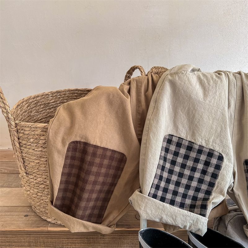 [Babycat] Hàng Mới Về Quần Harem Cotton Phong Cách Nhật Hàn Nhật Bản Thời Trang Mùa Xuân Cho Bé Trai Và Bé Gái