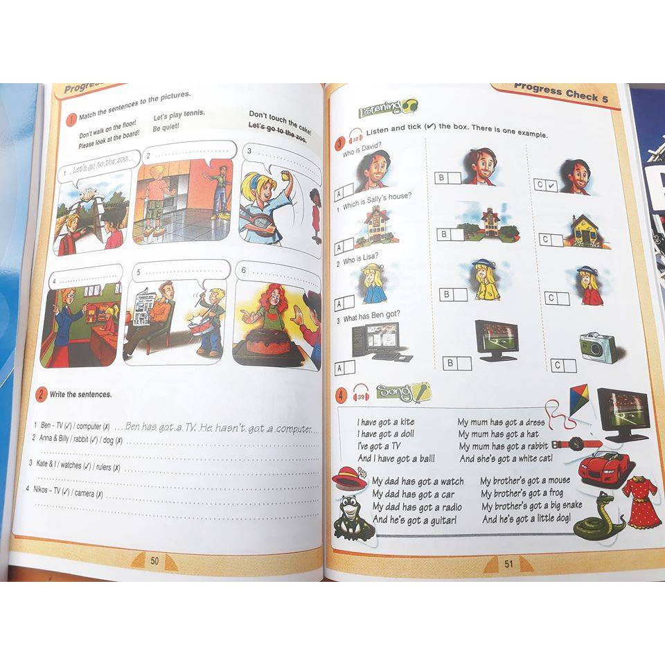 Bộ 7q màu - New Round Up + Audio