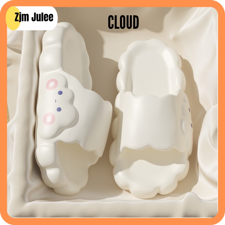 Dép nữ ĐÁM MÂY CUTE độn đế quai ngang đế 3.5 cao cấp