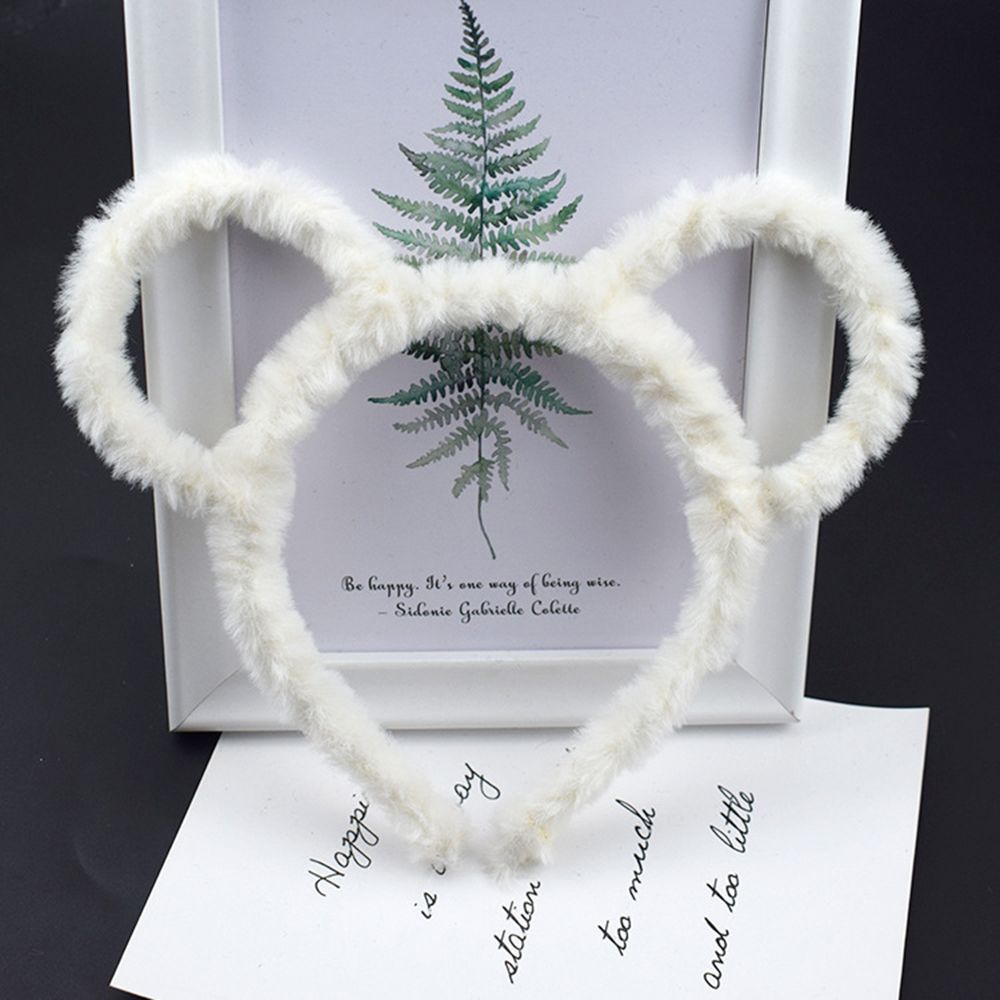 Băng Đô Tai Thỏ Bằng Vải Bông Nhiều Màu Dễ Thương