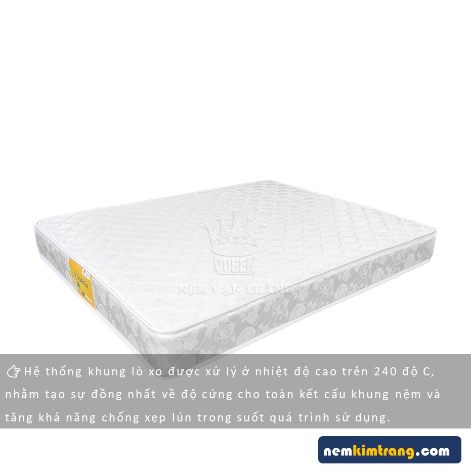 Nệm Lò Xo Vạn Thành Phoenix Tricat 1 Mặt Vải - CHÍNH HÃNG, BẢO HÀNH 06 NĂM