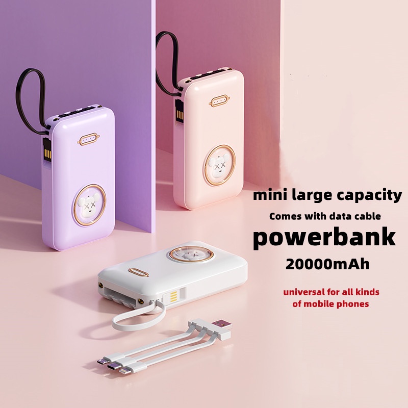 Pin Sạc Dự Phòng 20000mAh Mini Dễ Dàng Mang Theo Tiện Dụng Cho Thú Cưng