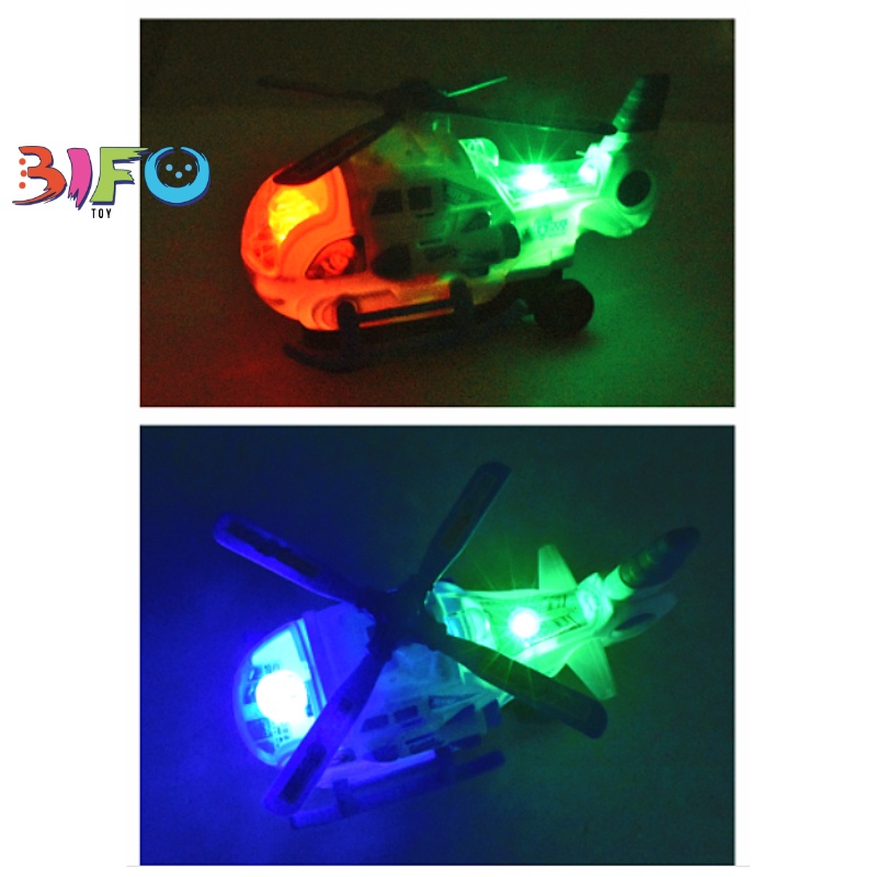 Đồ chơi máy bay trực thăng chạy pin có âm thanh và ánh sáng di chuyển linh hoạt cực hay cho bé yêu