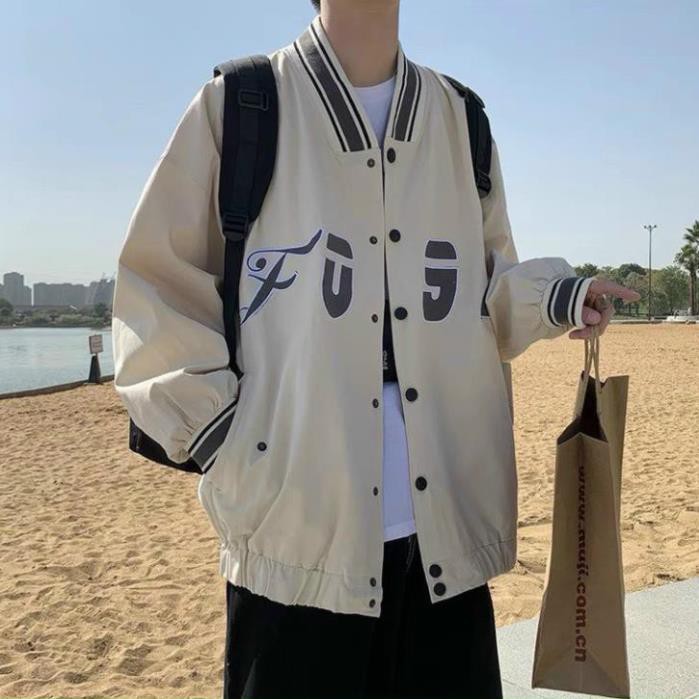 Áo khoác Bomber dù 092 form rộng 2 lớp nam nữ Unisex siêu phẩm của năm