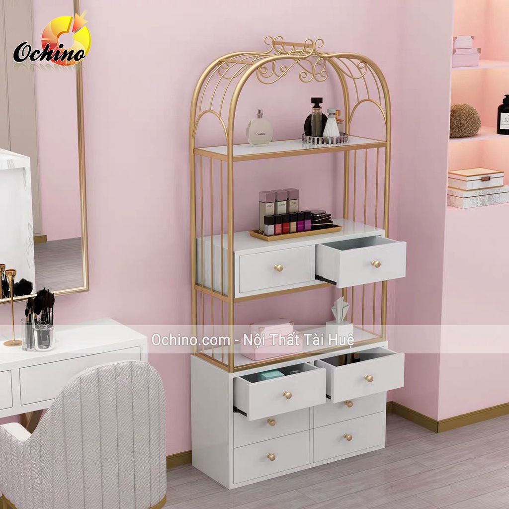 Kệ Trang Trí Hình Lòng Chim Vuông Có Thêm Ngăn Gỗ Để Đổ Tiện Lợi (Sẵn Hàng)
