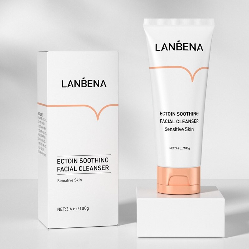 Sữa rửa mặt Lanbena chứa Ectoin chống dị ứng làm sạch sâu và dưỡng ẩm có thể sử dụng cho da nhạy cảm 100g
