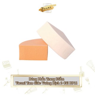 [Đại Lý Chính Thức] Bông Phấn Ướt Trang Điểm Vacosi Tam Giác Vuông Bịch 2 Cái BP11 P5