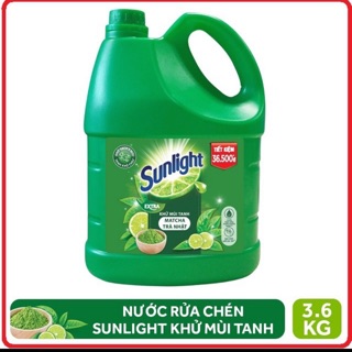 Nước Rửa Chén Sunlight Matcha Trà Nhật 3,8kg