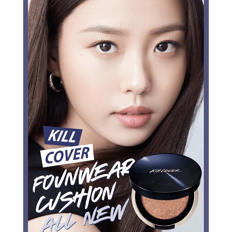 Phấn Nước Clio Kill Cover Founwear Cushion All New+ Lõi Kèm SPF5+PA+++