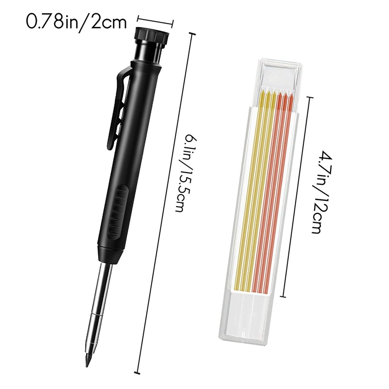 Set 2 Bút Chì + 18 Lõi Thay Thế + Đồ Chuốt Bút Chì