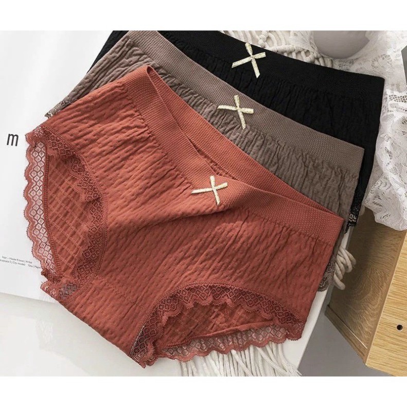 SÉT 10 QUẦN LÓT DỆT KIM VÂN SỌC, NHÚN DẬP SIÊU ĐẸP