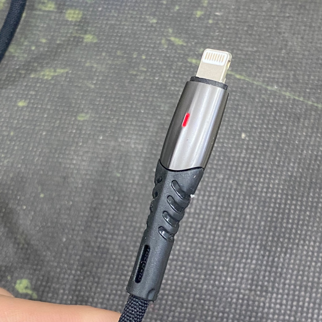 Dây cáp sạc cho IPđèn Led RGB,dây xạc bọc dù iphon tablet táo sạc nhanh-KLH