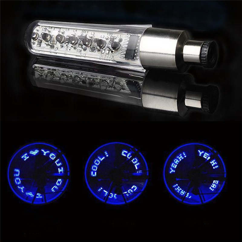 Đèn Led Gắn Van Bánh Xe Đạp Trang Trí Sáng Tạo