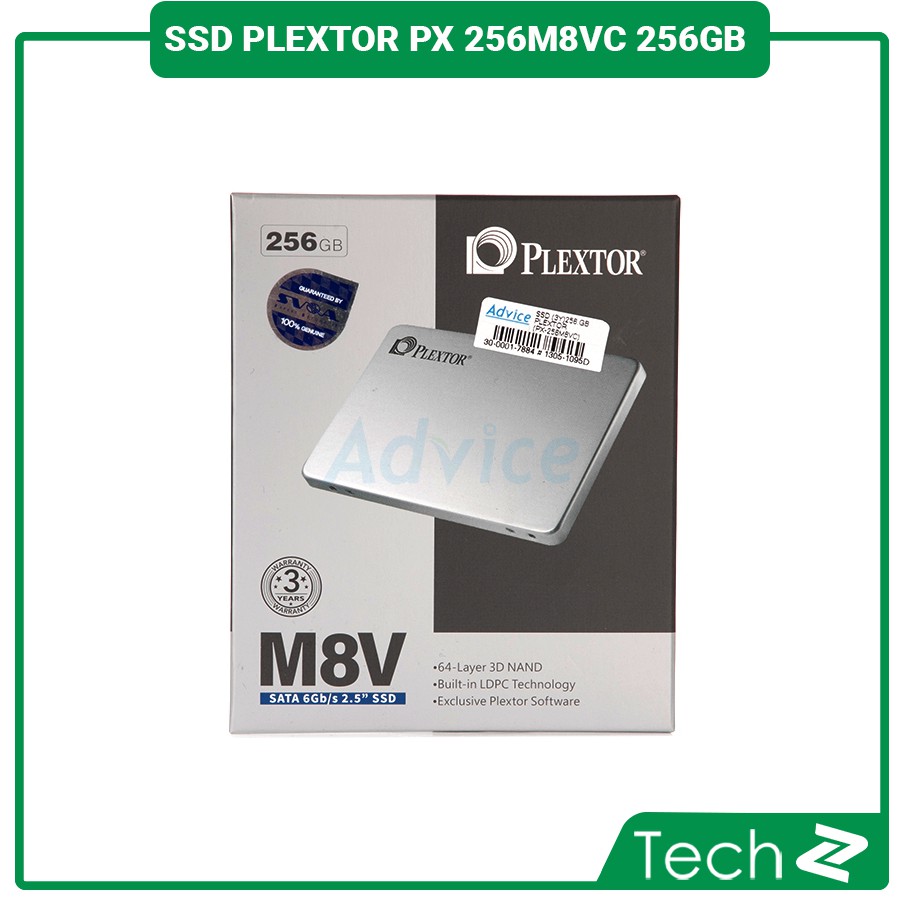 Ổ cứng SSD Plextor PX 256M8VC 256GB 2.5 inch SATA3 (Đọc 560MB/s - Ghi 510MB/s)