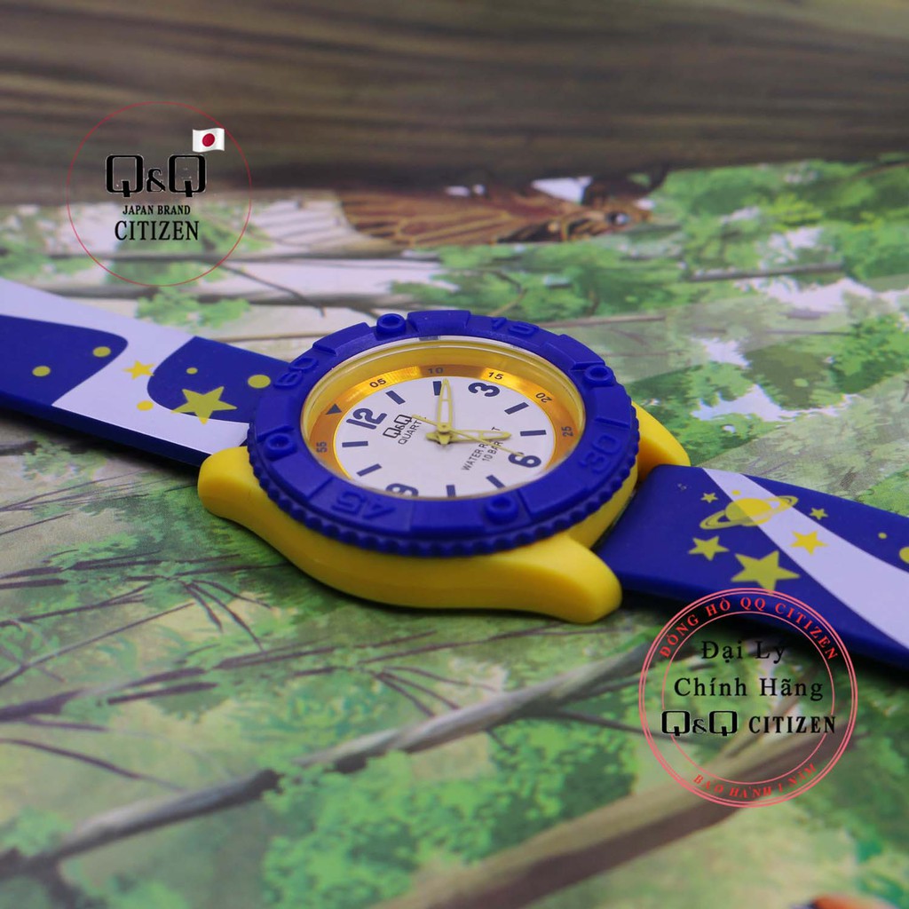 Đồng hồ trẻ em Q&amp;Q Citizen VQ96J dây nhựa thương hiệu Nhật Bản