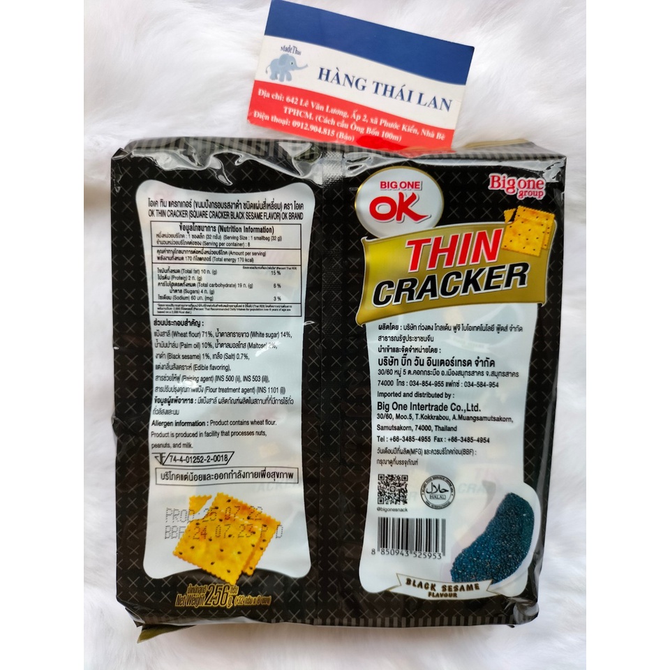 BÁNH QUY OK Thin Cracker Thái Lan