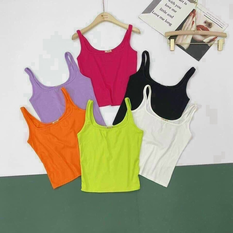 ÁO 2 DÂY TO CỔ VUÔNG TÔN VÒNG 1 DÁNG ÔM MS70100