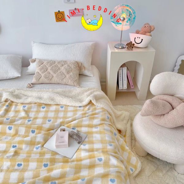 Chăn lông cừu nhân vật họat hình disney bề mặt mềm, mịn và không xù khi vệ sinh - Timibedding