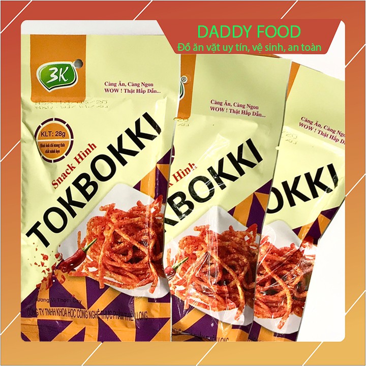 10 gói Snack hình TOKBOKKI hương vị thơm cay càng ăn càng ngon, đậm chất hương vị việt | BigBuy360 - bigbuy360.vn