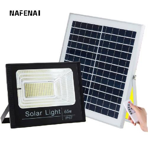 Nafenai Đèn năng lượng mặt trời LED thông minh chống thấm nước 10W-150W tùy chọn