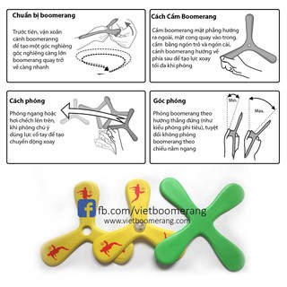 Boomerang cao cấp chơi trong nhà