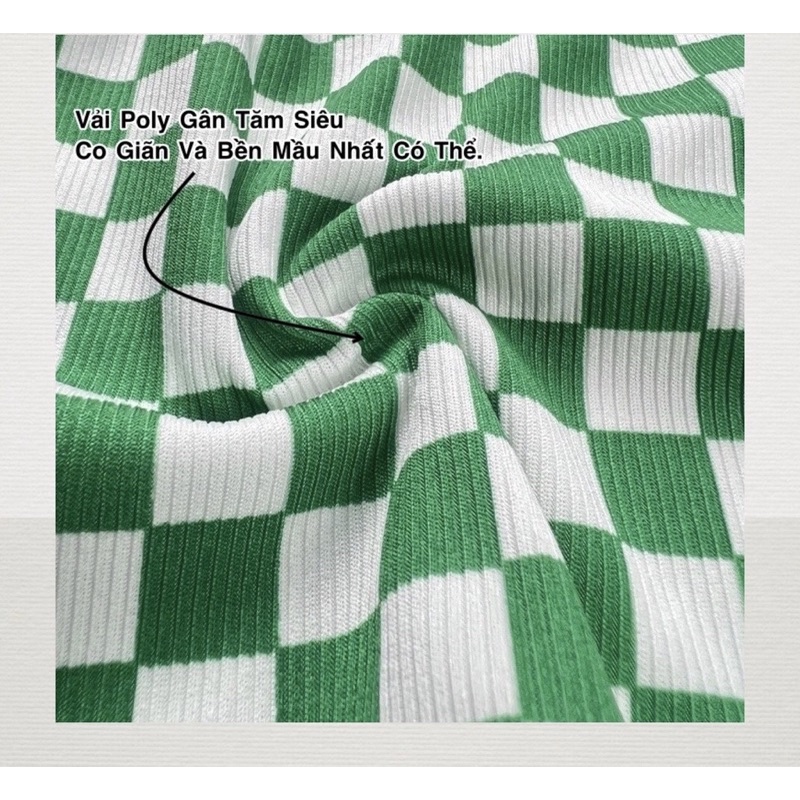 ÁO KIỂU NỮ ÔM BA LỖ CARO XINH CR5