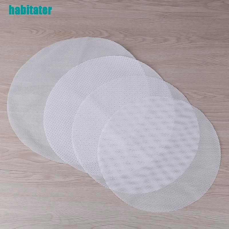 Tấm Lưới Silicone Chống Dính Hình Tròn Lót Nồi Hấp Bánh Bao