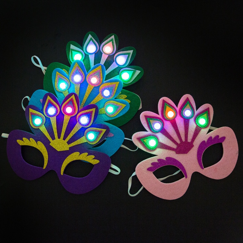 Mặt Nạ Mắt Hóa Trang Halloween Phát Sáng