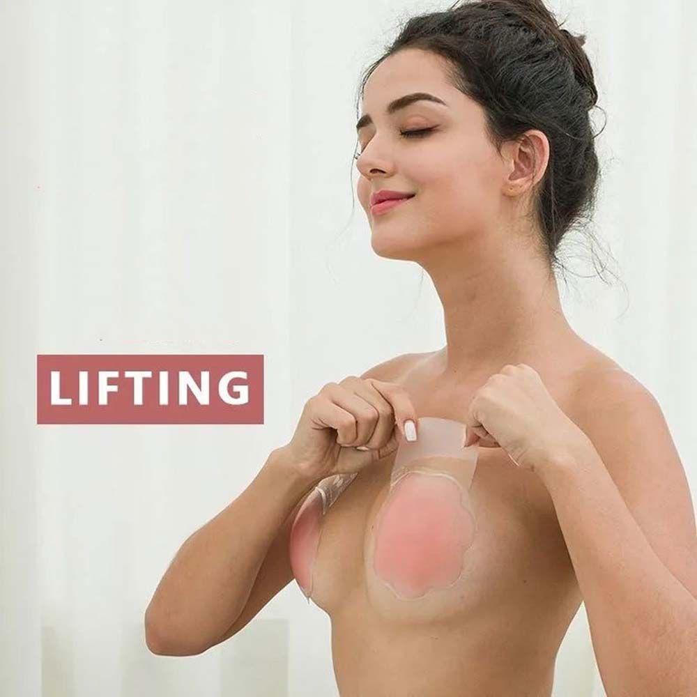 Miếng Dán Ngực Silicone Vô Hình Tái Sử Dụng Tiện Lợi Dành Cho Nữ