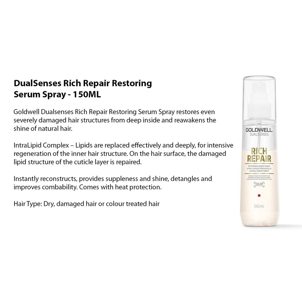 Xịt Dưỡng Tóc Goldwell Rich Repair Restoring 150ml