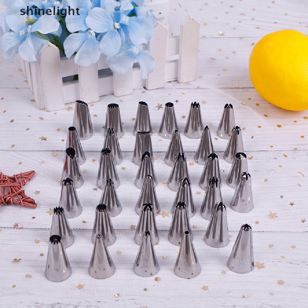 Set 24 / 36 / 48 Đuôi Bắt Bông Kem Bằng Thép Không Gỉ