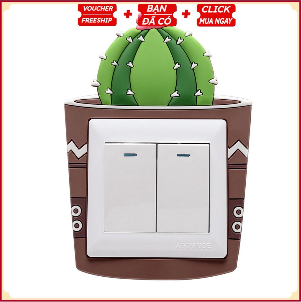 Decal Trang Trí Ổ Điện Phát Sáng Ban Đêm