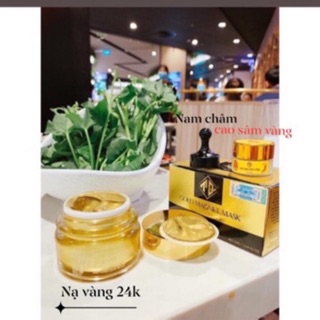 MẶT NẠ VÀNG 24K QLADY - MẶT NẠ TỪ TÍNH TẶNG NAM CHÂM + CAO MỤN SÂM VÀNG