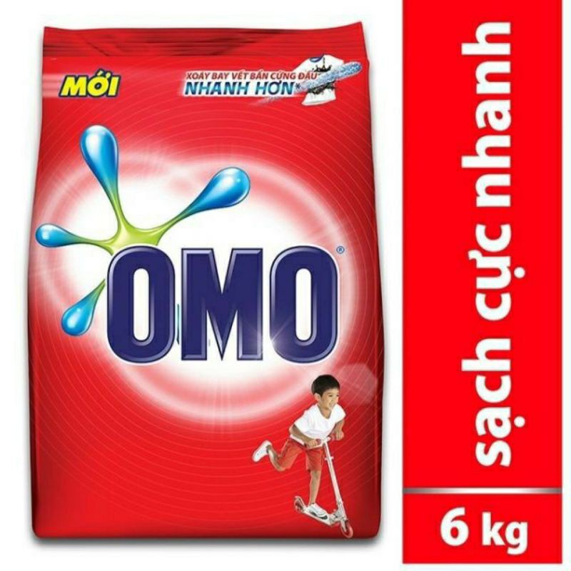 Bột giặt omo túi 5,5-6kg