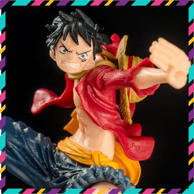 Mô Hình Luffy Mũ Rơm, OnePiece HaKi Vũ Trang -  Hàng Cao Cấp, Cao 20cm - Mô Hình Figure Luffy