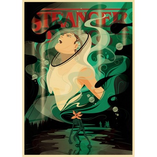 Poster Phim Stranger Things Phong Cách Retro